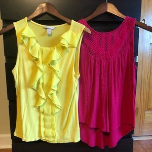 Lot of Women’s Tops & Shorts- H&M, Lucky, NY&Co